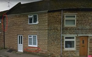 damp problems with stone cladding